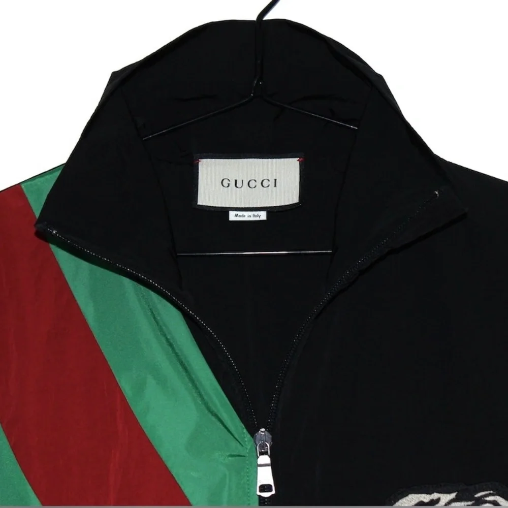Gucci Panther Web Nylon Track Jacket
